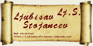 Ljubisav Stojančev vizit kartica